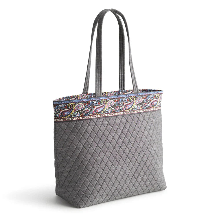 Original Zip Tote | Black Chambray | Vera Bradley