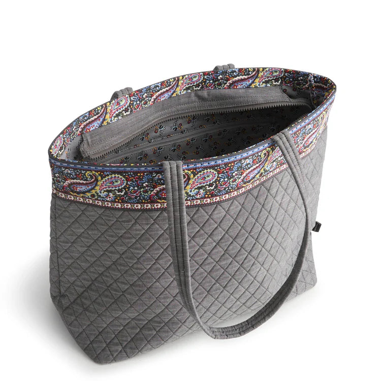 Original Zip Tote | Black Chambray | Vera Bradley