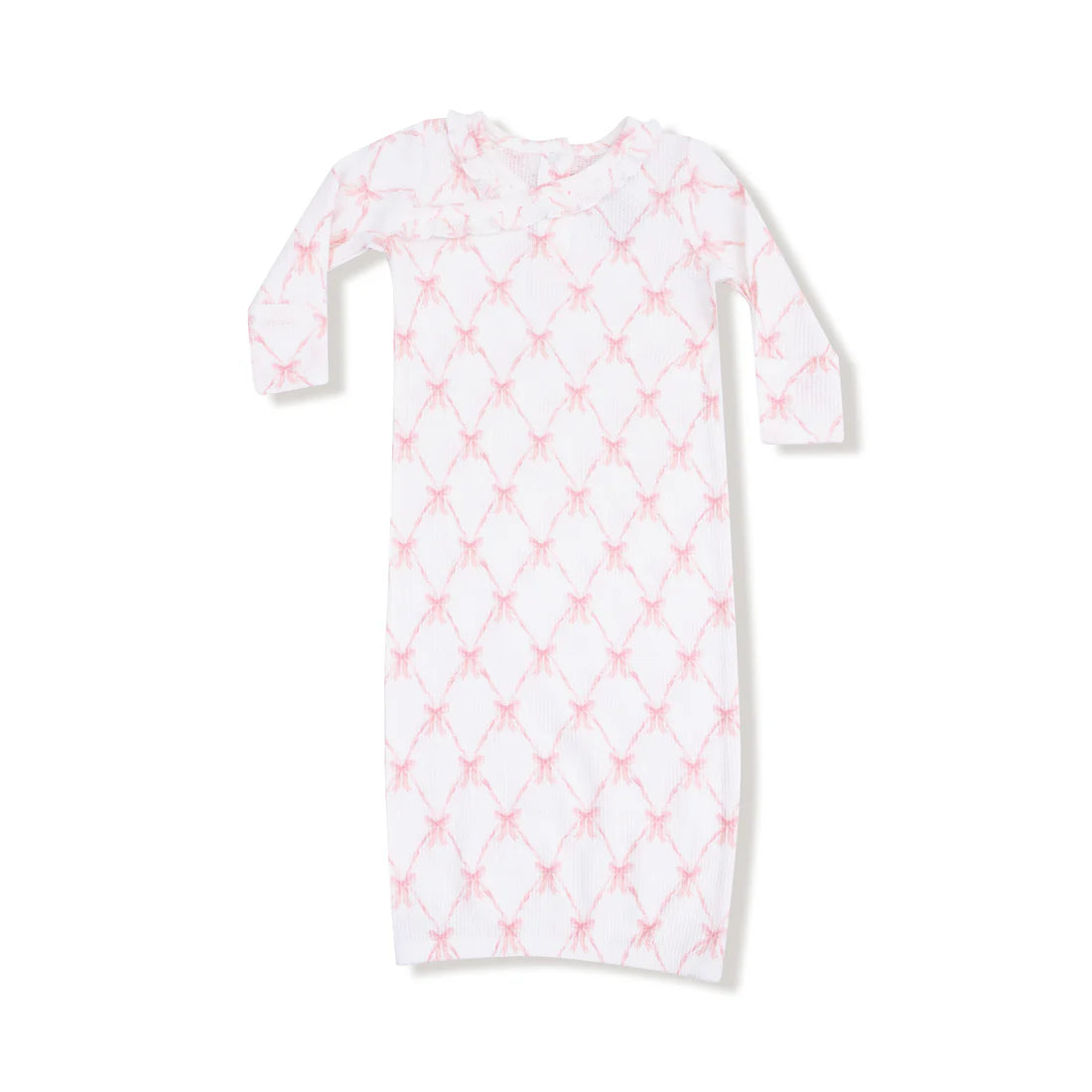 Ribbon Bow Trellis Kimono Gown 0-3 M | Angel Dear