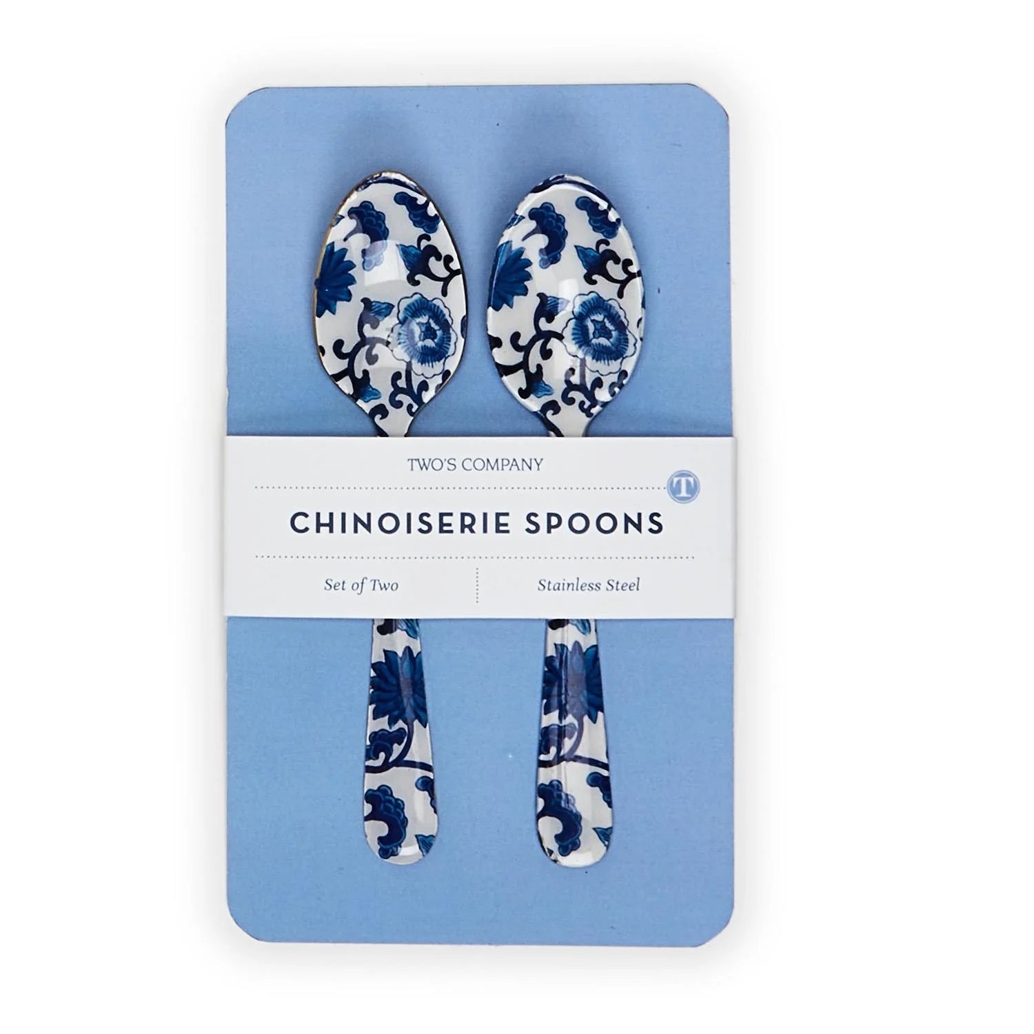 Chinoiserie Spoons on Gift Card - Set of 2