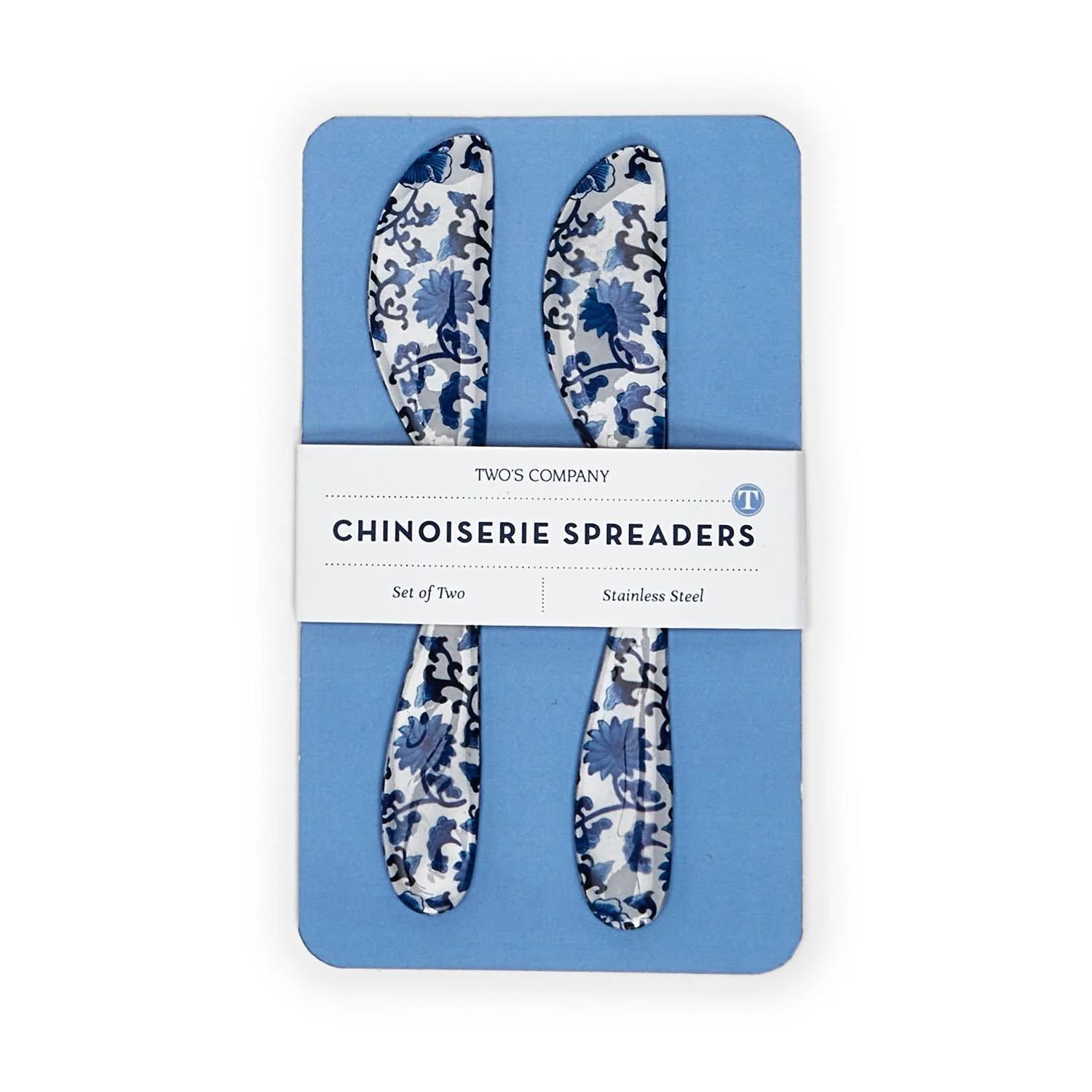 Chinoiserie Spreaders on Gift Card - Set of 2