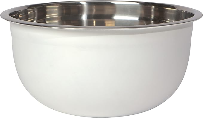Matte Steel White Mixing Bowls (Set of 3)