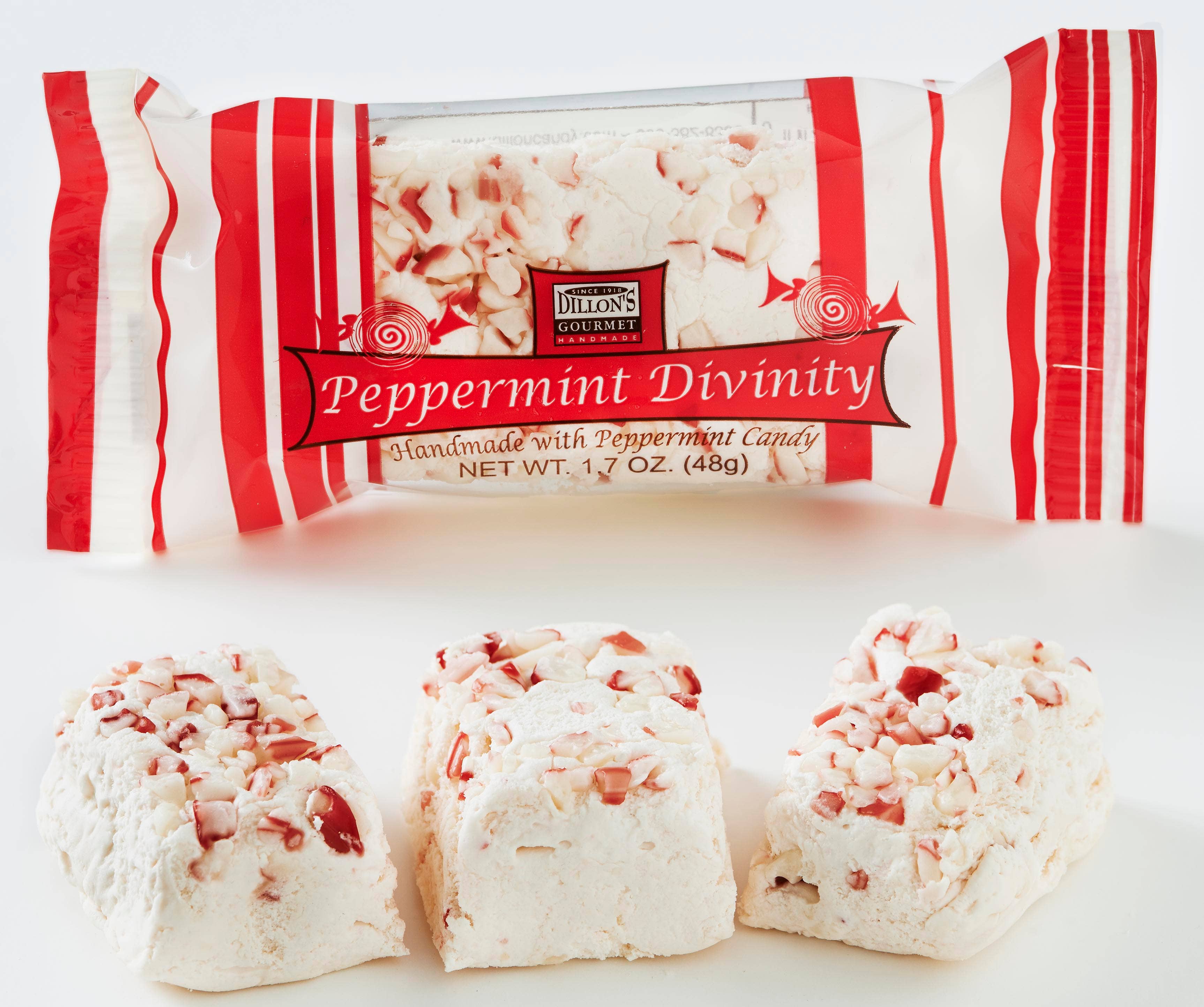Divinity, Peppermint,  1.7 oz Snack Bar