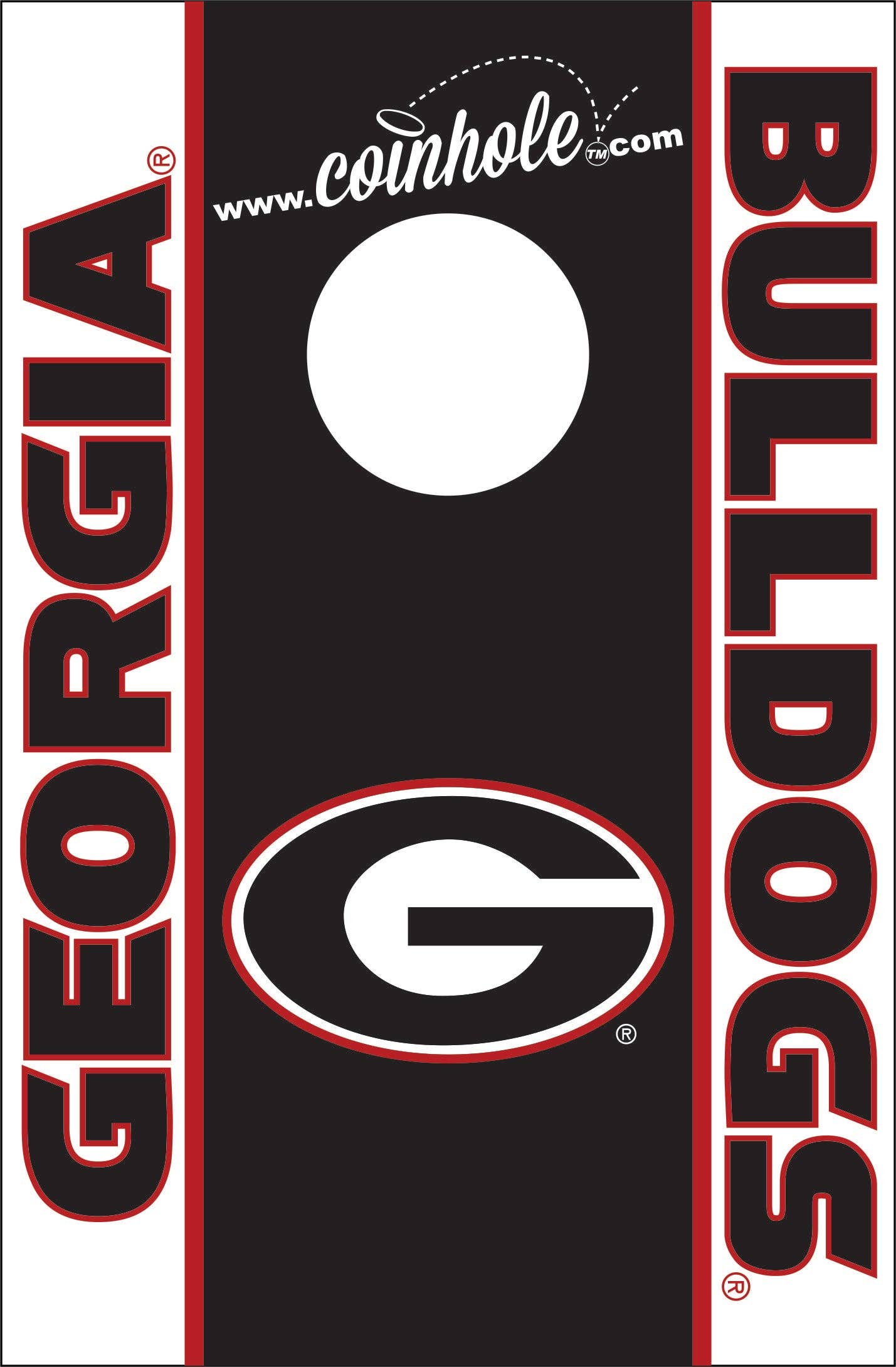 University of Georgia Coinhole® Tabletop Game Set