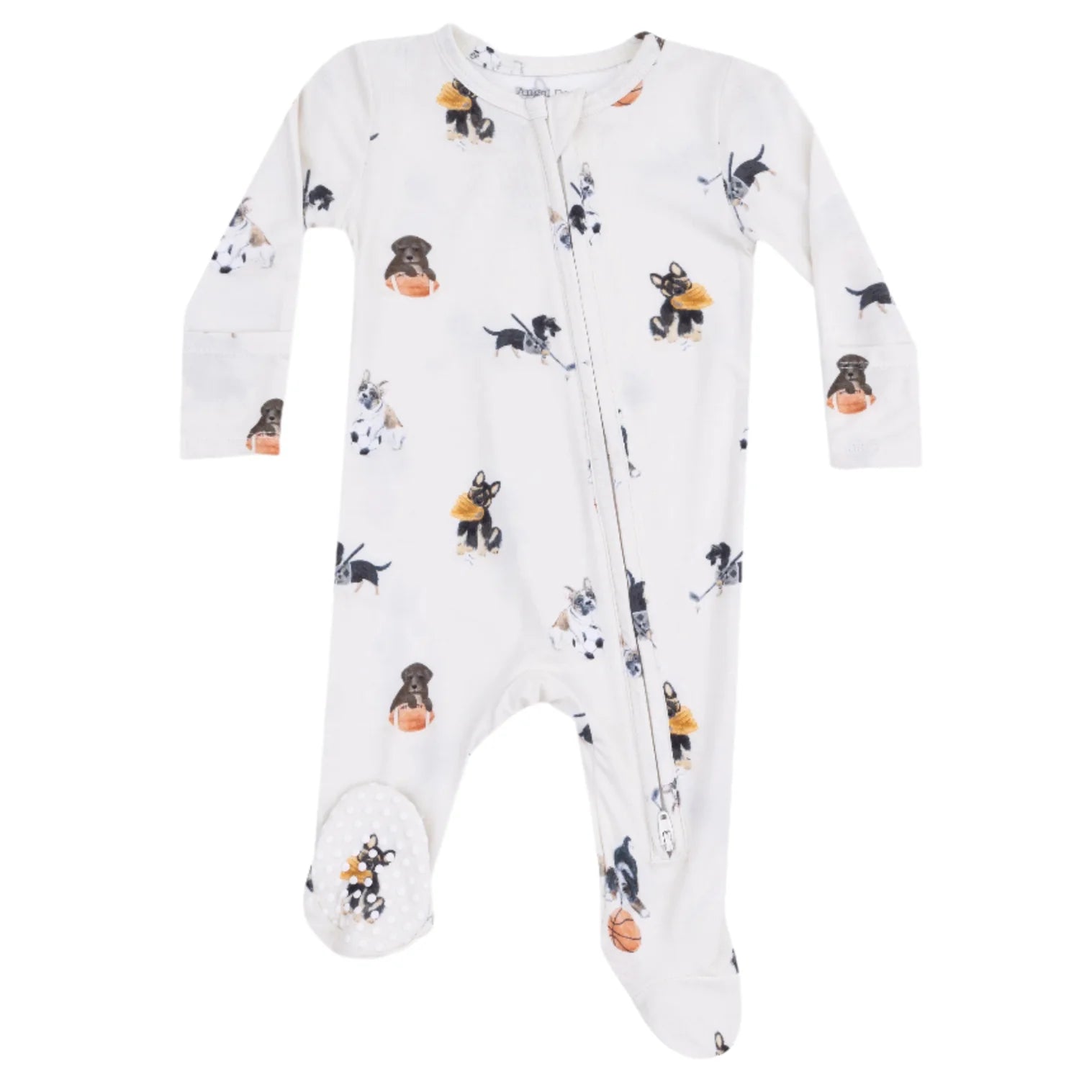 Sporty Puppies 2 Way Zipper Footie | Angel Dear
