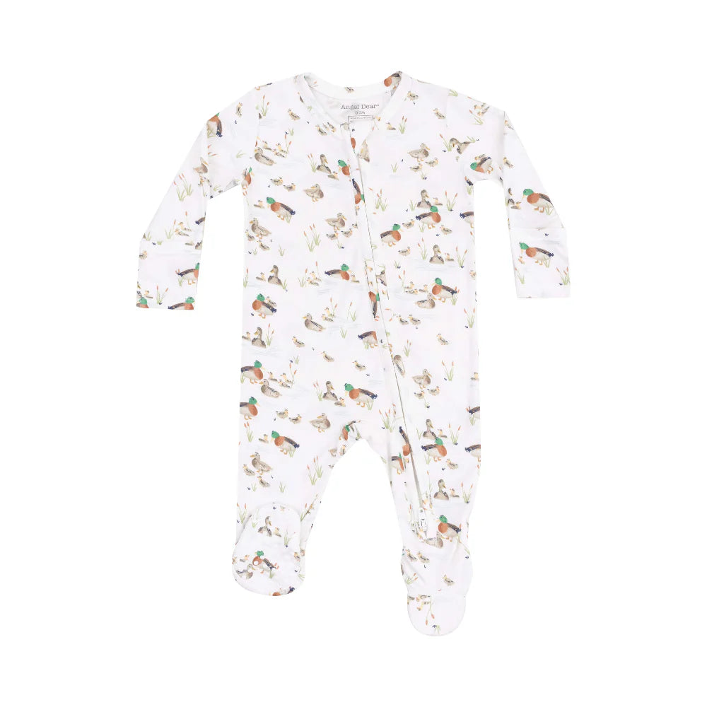 Duckling Families Two-Way Zipper Footie | Angel Dear