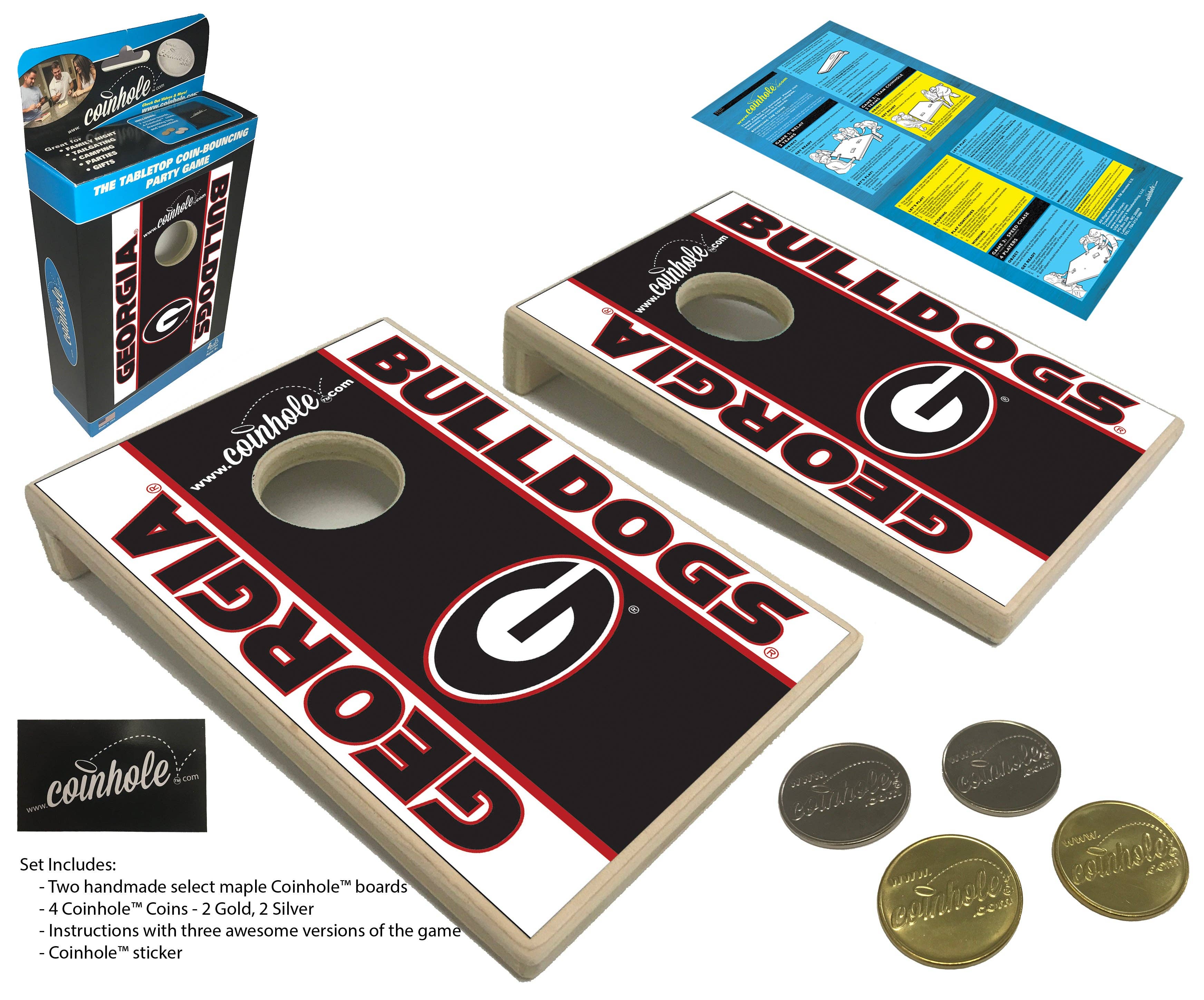 University of Georgia Coinhole® Tabletop Game Set