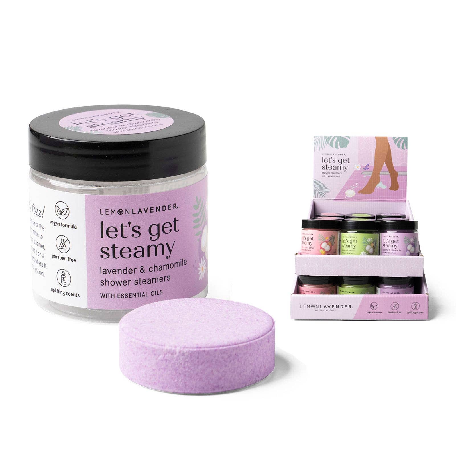 Lemon Lavender Shower Bombs