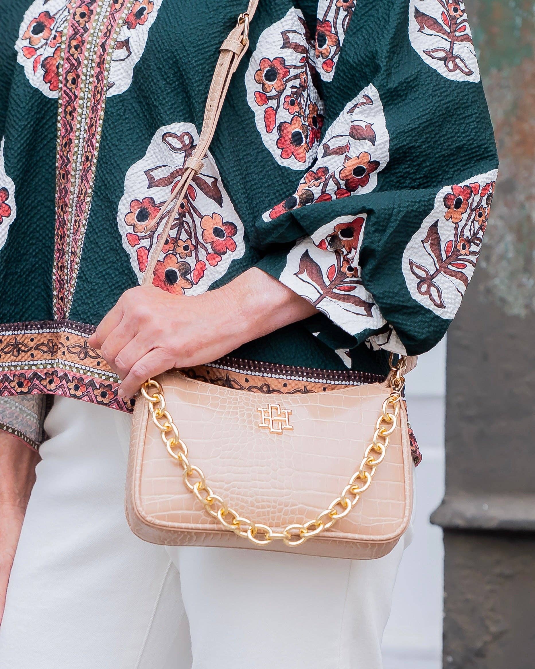 Caroline Hill - Joan Crossbody Latte EC