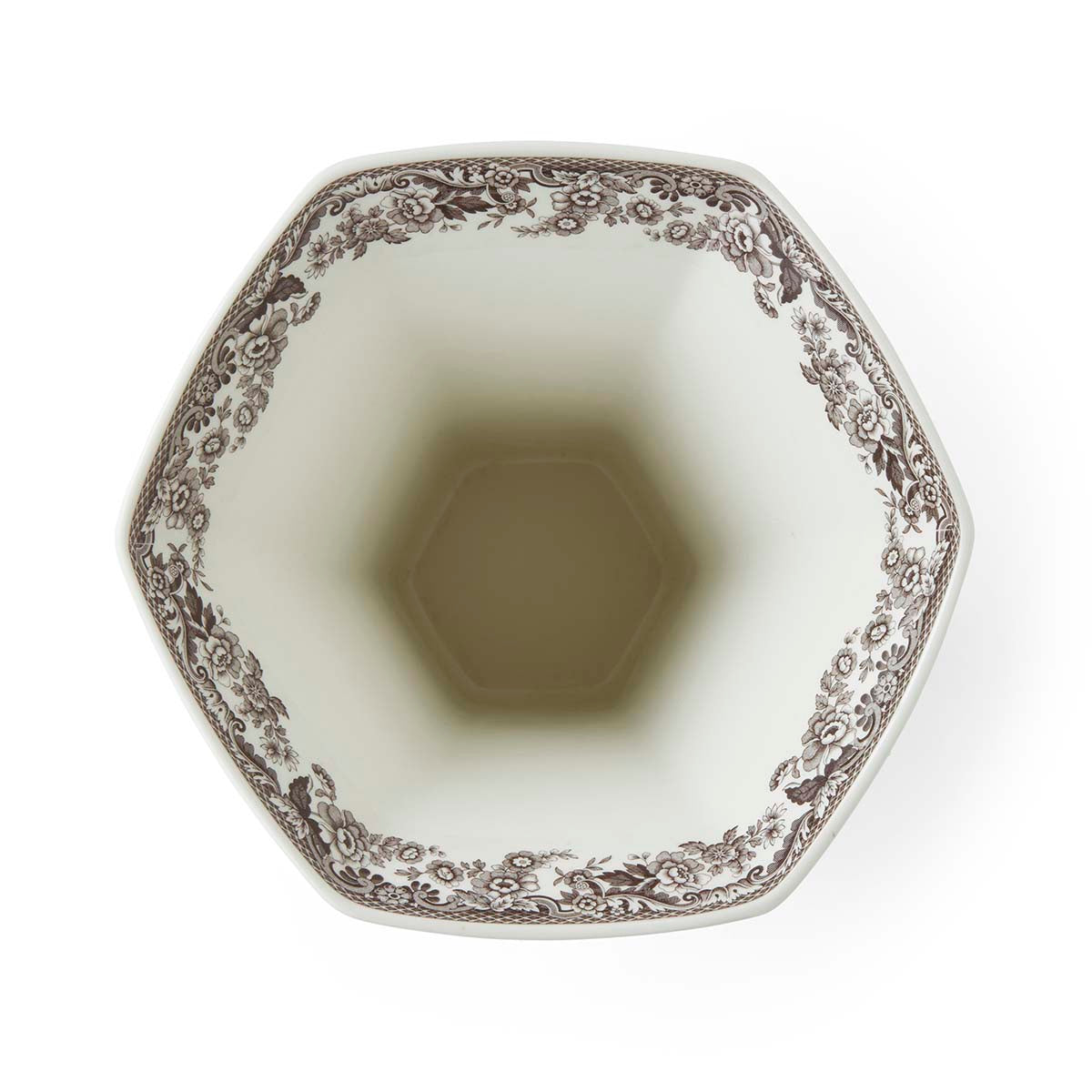 Woodland Hexagonal Vase, Hunting Dogs | Spode