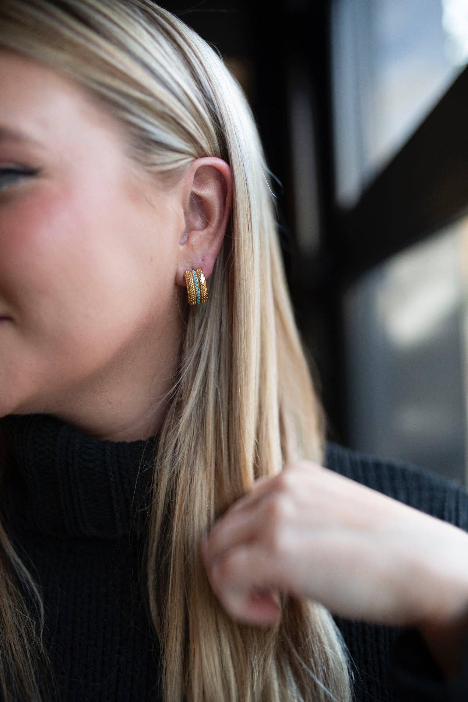 Ruth Hoop Earrings