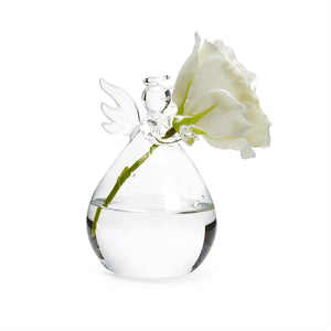 Angel Bud Vase - Hand Blown Glass