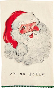 Winking Santa Hand Towel