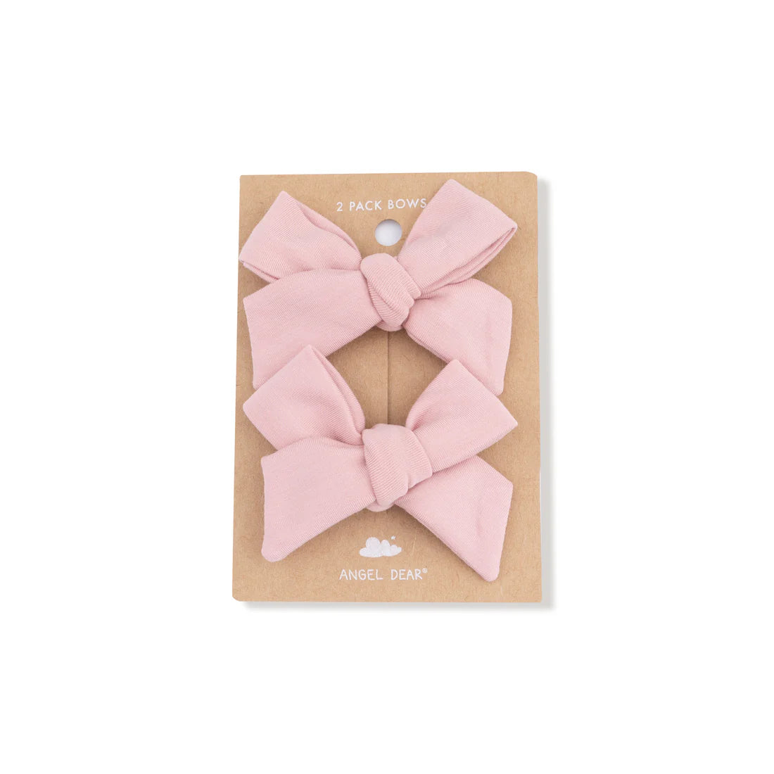 Mellow Rose  Bow Clips 2 Pack
