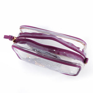 Bridget Clear Purse - Purple