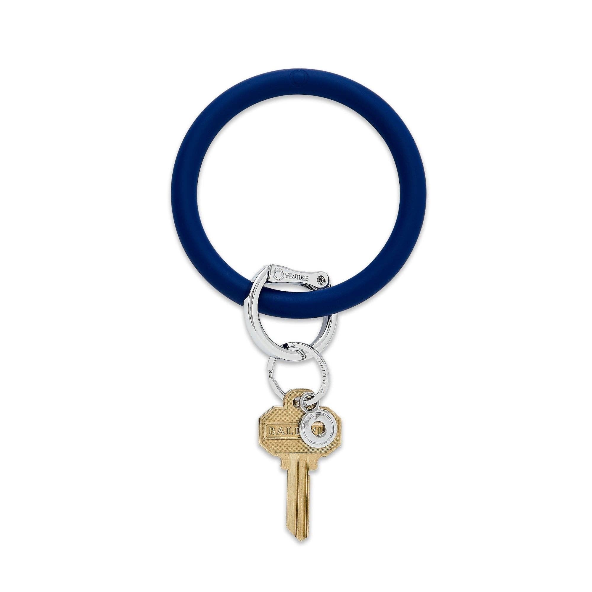 Silicone Big O® Key Ring - Midnight Navy | Oventure