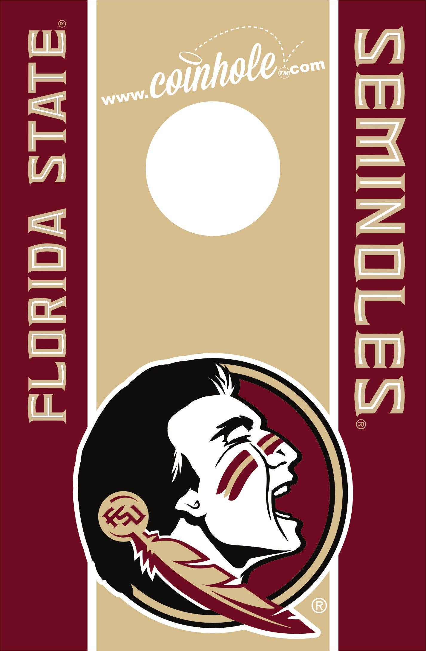Florida State University Coinhole® Tabletop Game Set