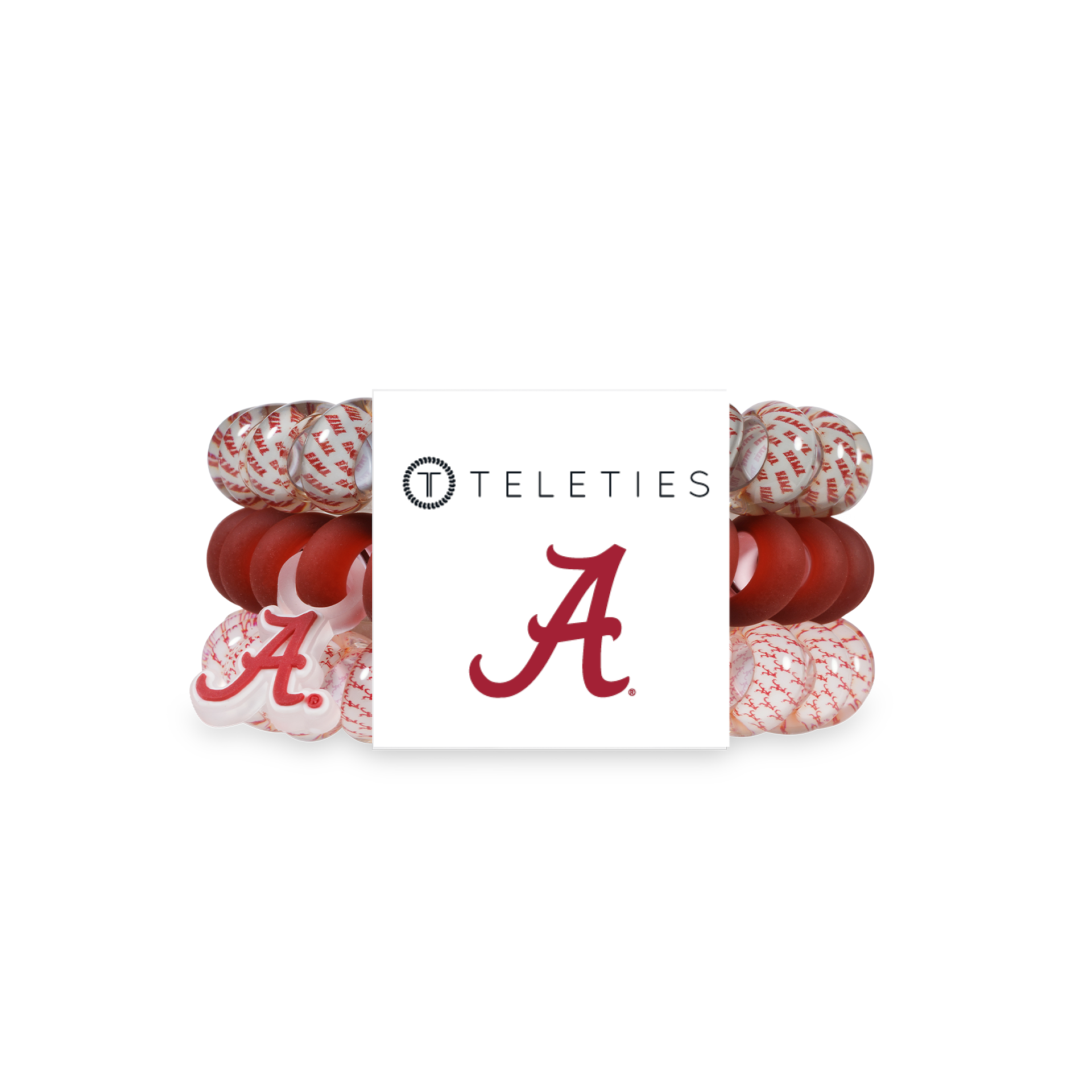 Spiral Hair Coils | Large | Roll Tide! Hair Ties