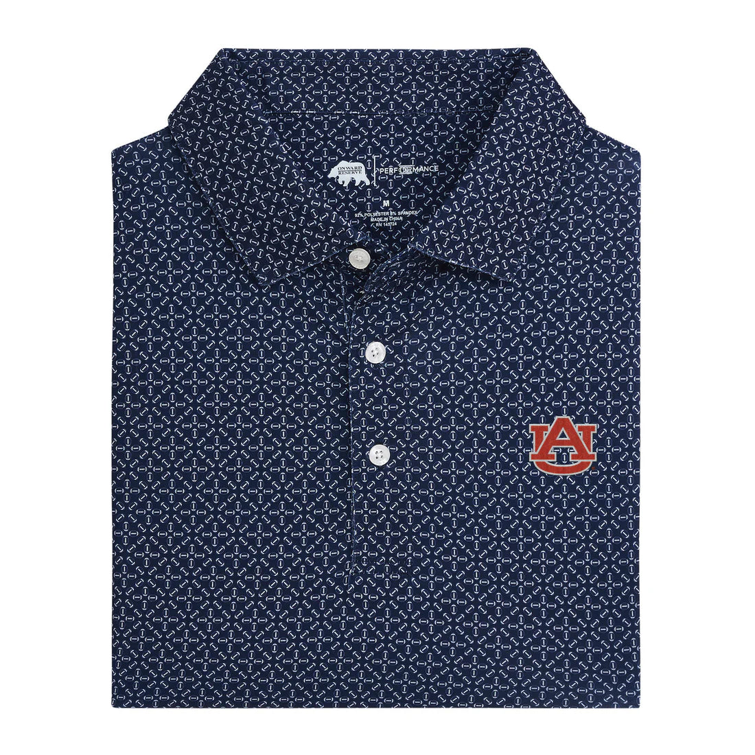 Auburn Gameday Printed Performance Polo | Naval Academy | Onward Reserve