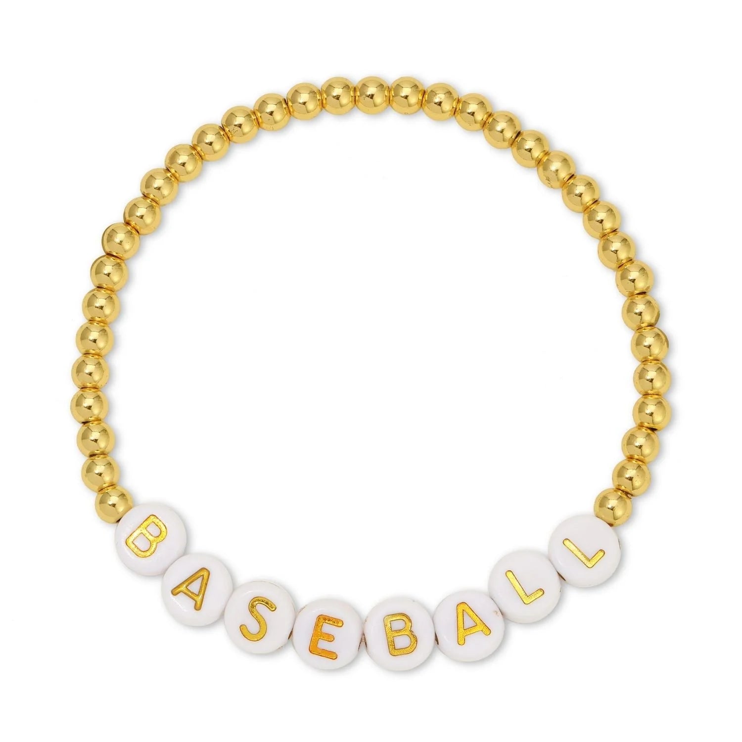 BASEBALL Beaded Bracelet | Splendid Iris