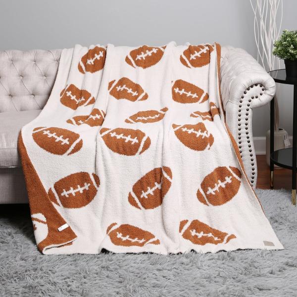 Football Print Blanket