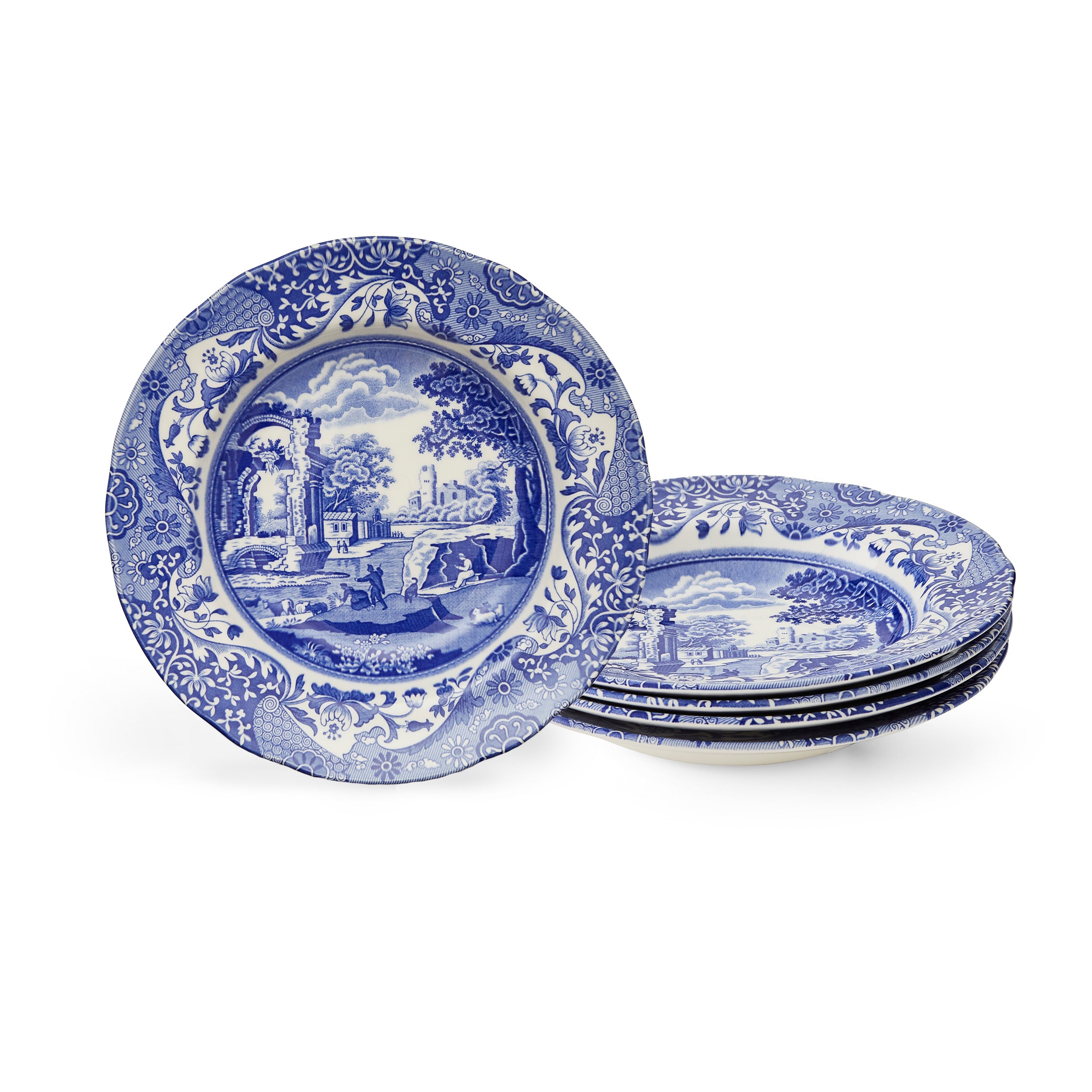 Blue Italian 9" Soup Plate | Spode