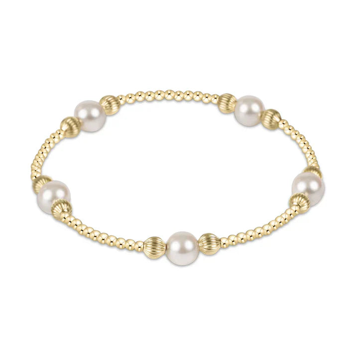 Purpose Pearl 6mm Bead Bracelet - Dignity