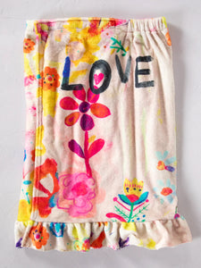 Shower Body Towel Wrap - Life Is A Canvas Love