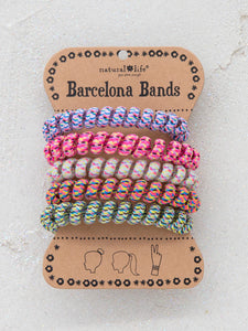 Barcelona Hair Bands, Set of 5 - Paracord Mult