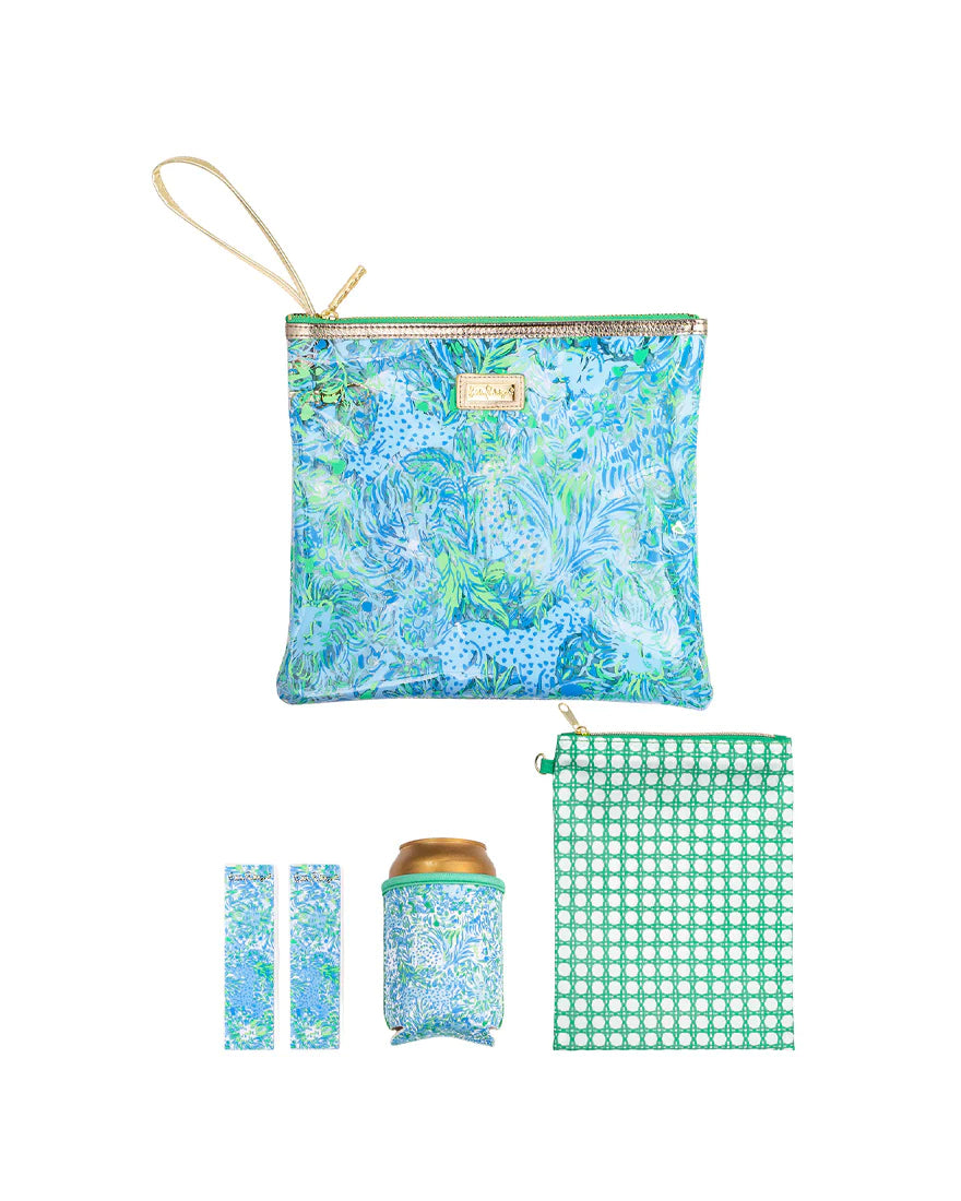 Lilly Pulitzer Beach Day Pouch, Dandy Lions