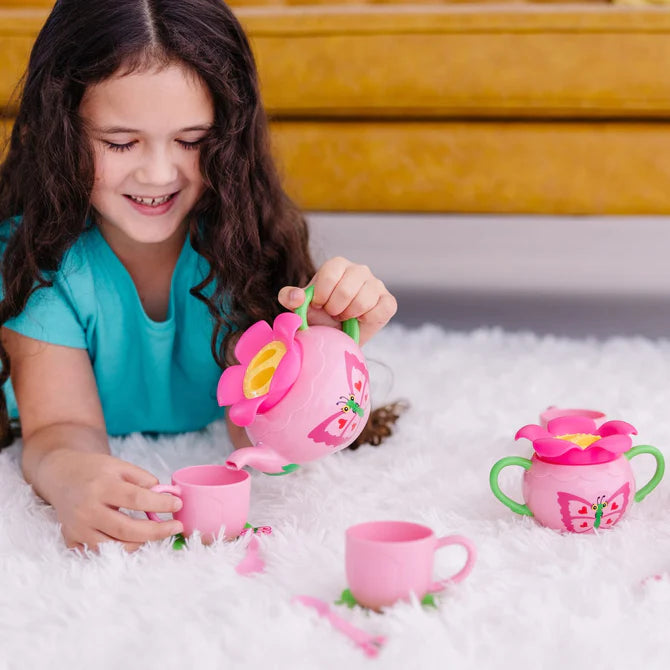 Bella Butterfly Pretend Play Tea Set | Melissa & Doug