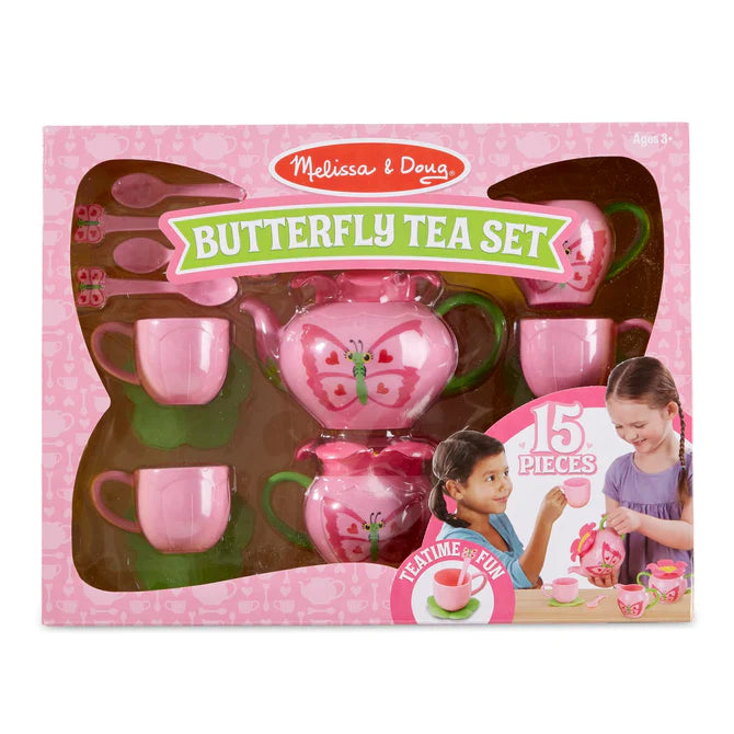 Bella Butterfly Pretend Play Tea Set | Melissa & Doug