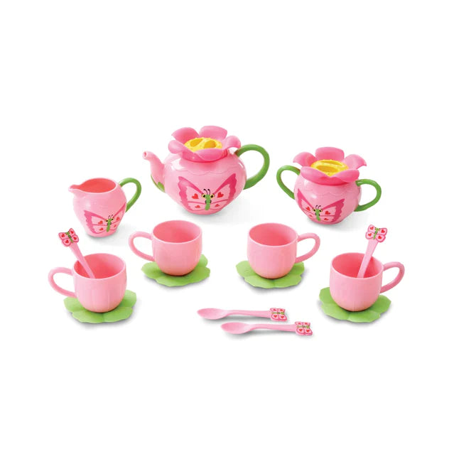 Bella Butterfly Pretend Play Tea Set | Melissa & Doug