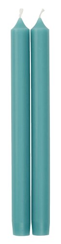 Turquoise Duet Candle Crown Pairs 10 Inch
