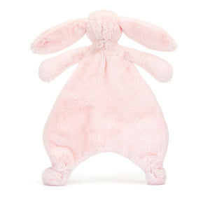 Bashful Baby Pink Bunny Comforter