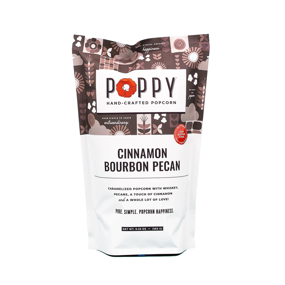 Poppy Popcorn Cinnamon Bourbon Pecan