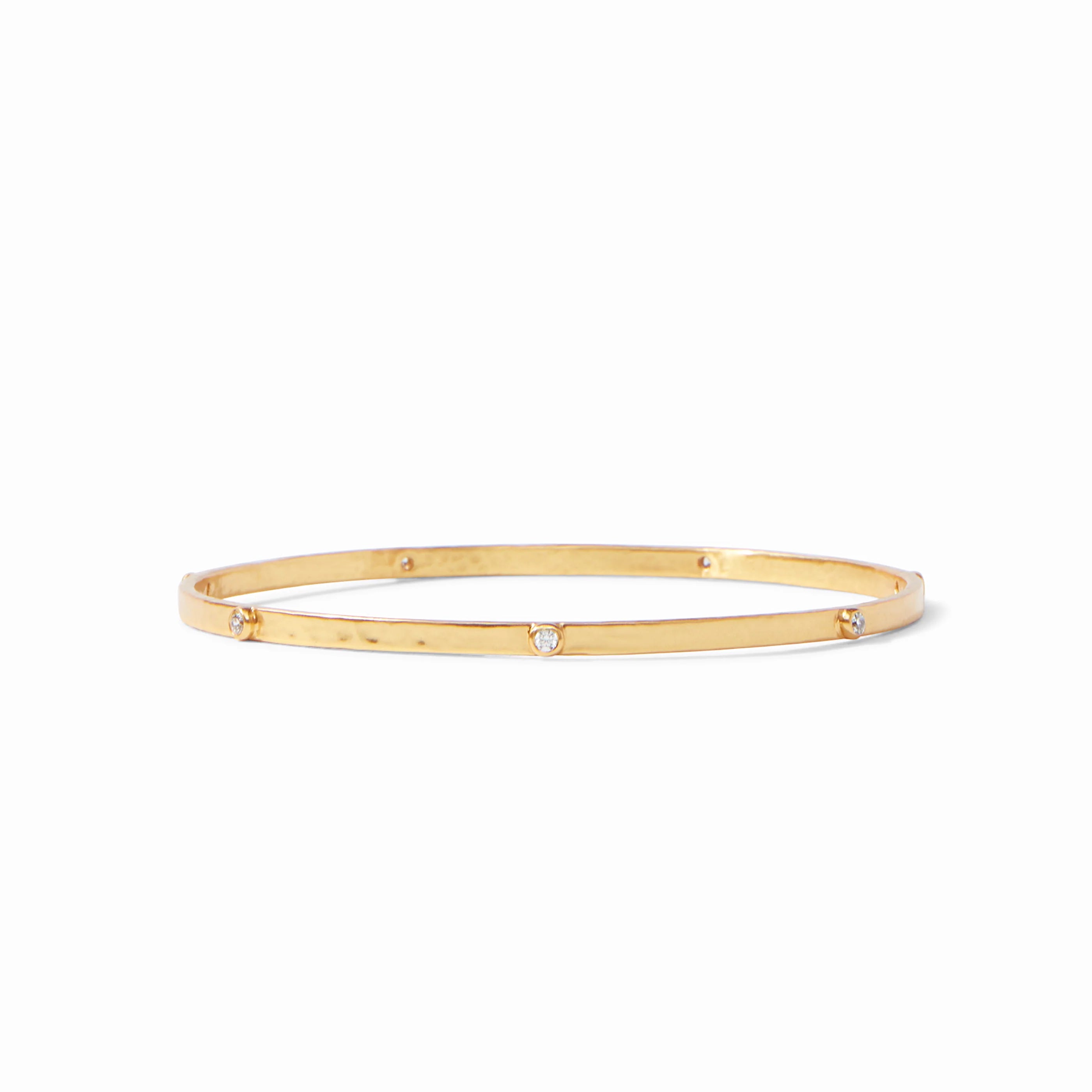 Crescent Stone Cubic Zirconia Bangle | Small | Julie Vos