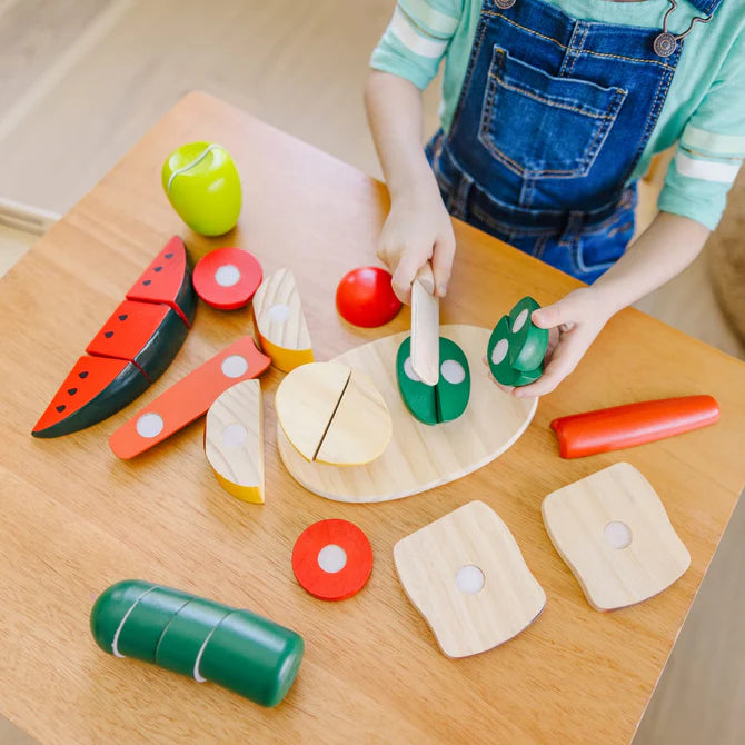 Cutting Food - Wooden Play Food