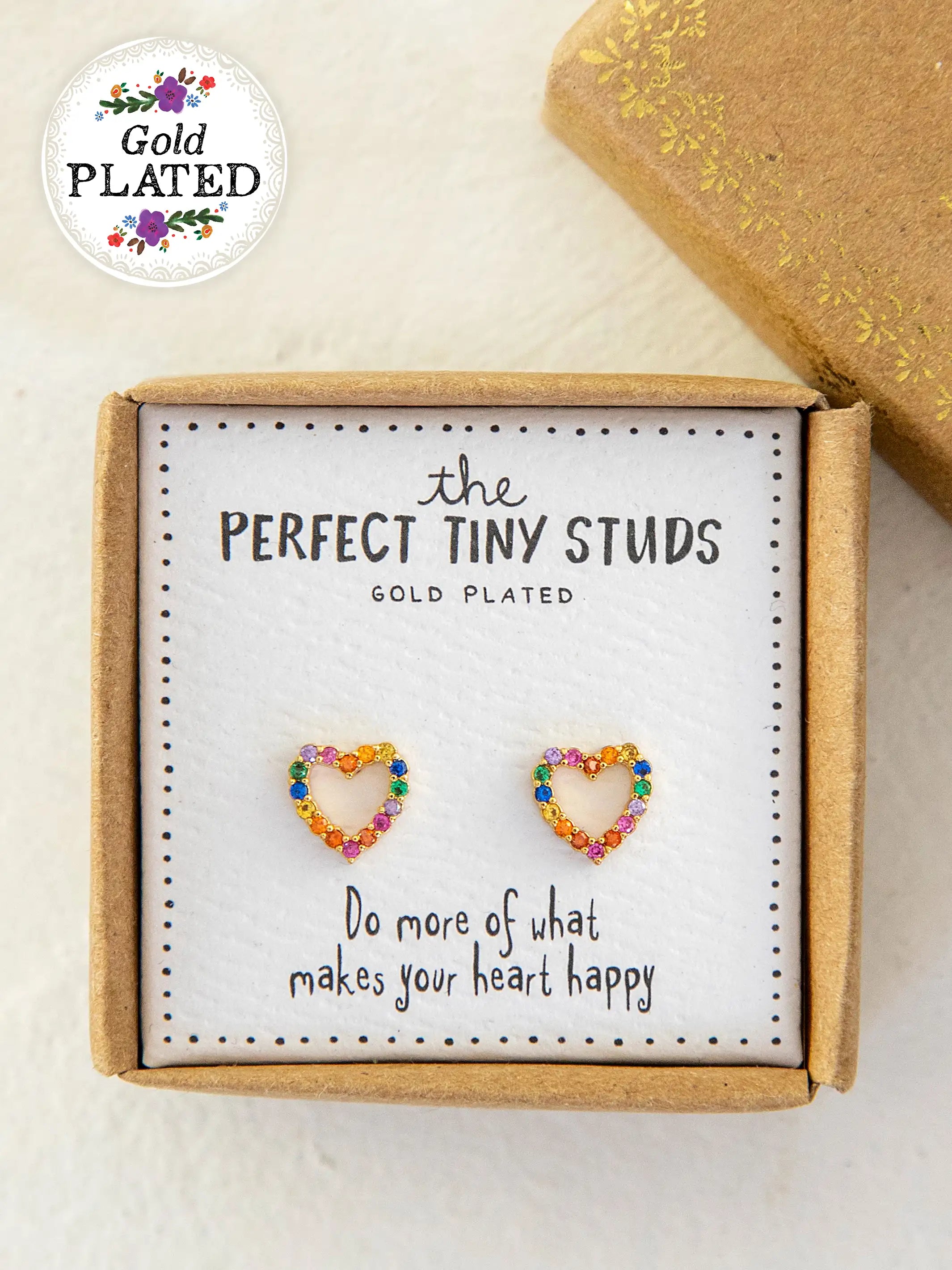 Perfect Tiny Stud Earrings - Heart