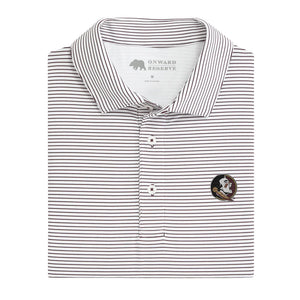 Birdie Stripe FSU Seminole Performance Polo