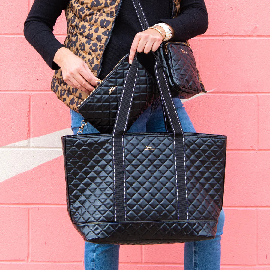 Joyride Quilted Shoulder Bag in Quilted Black – 229 Gifts at Bainbridge  Pharmacy
