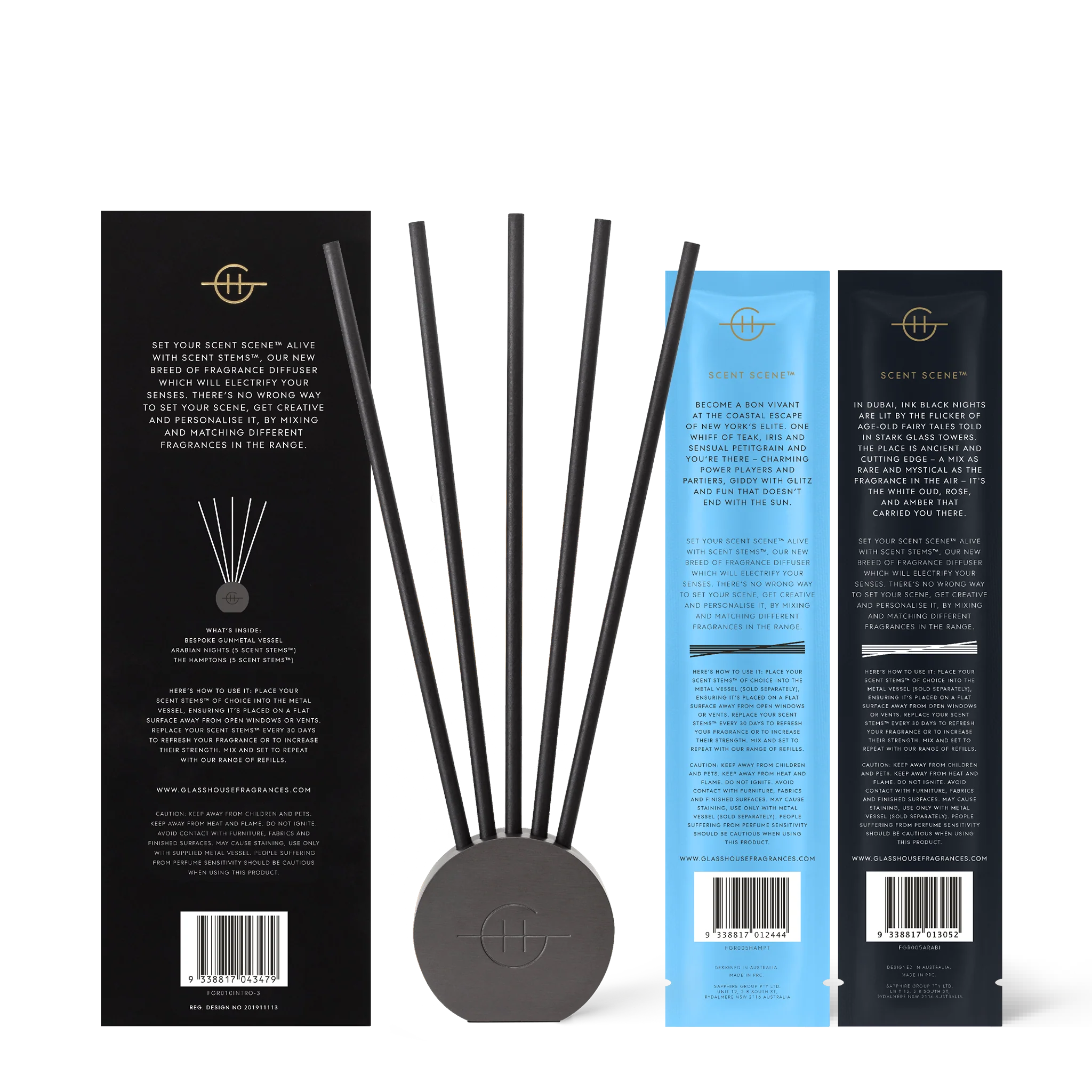 Scent Scene™ Duo | Arabian Knights & The Hamptons | Glasshouse