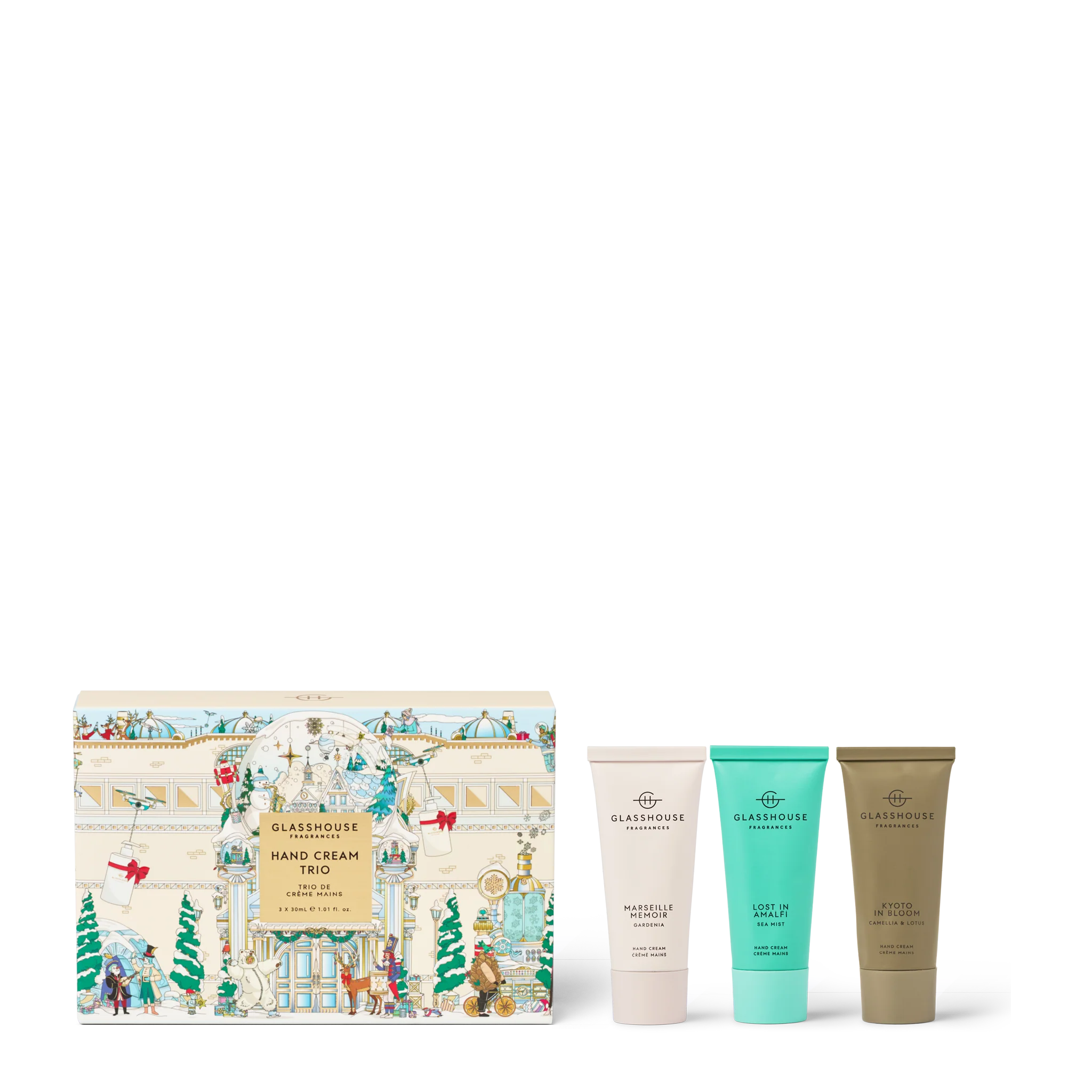 Hand Cream Trio 1.01 oz | Glasshouse