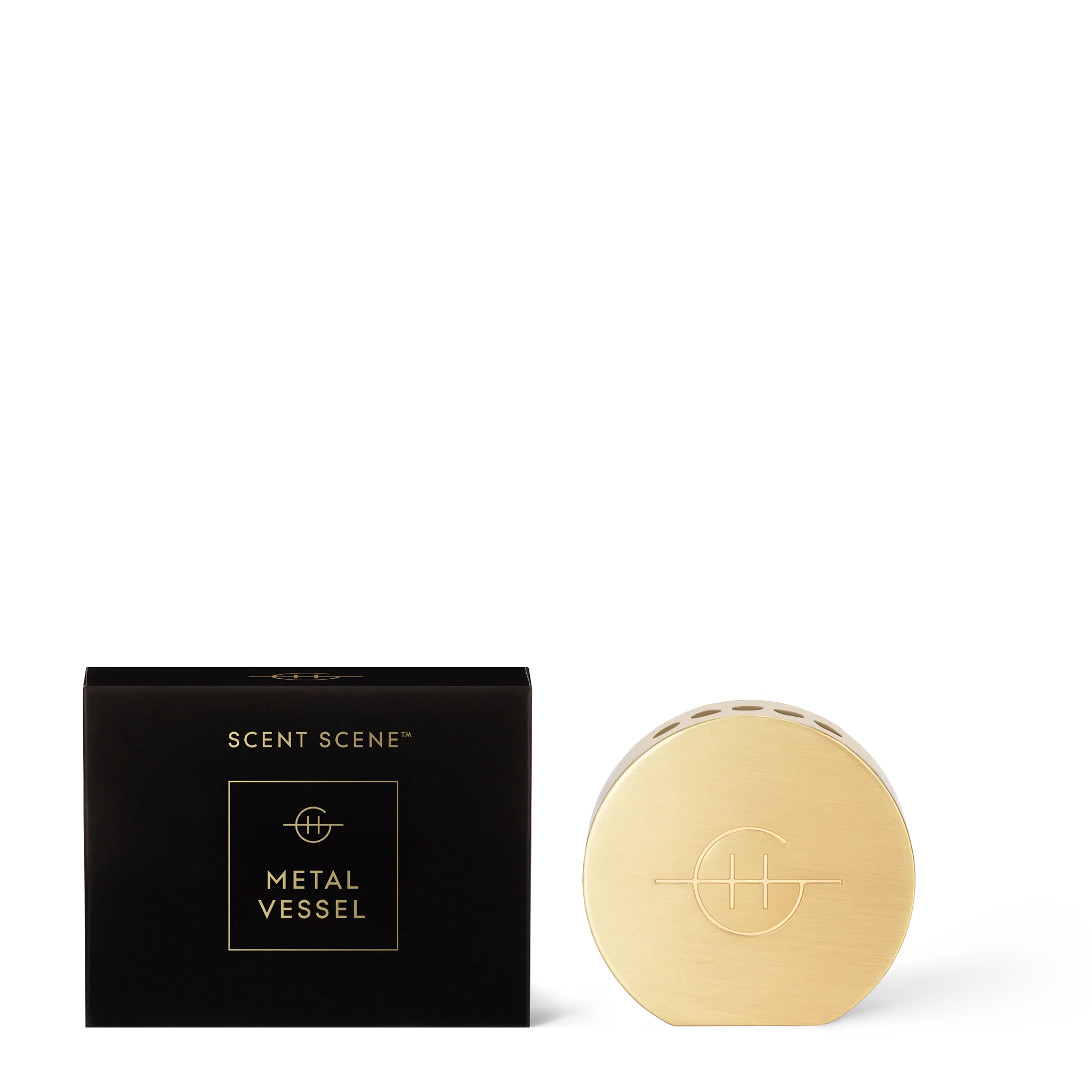 Scent Scene Metal Vessel |Gold