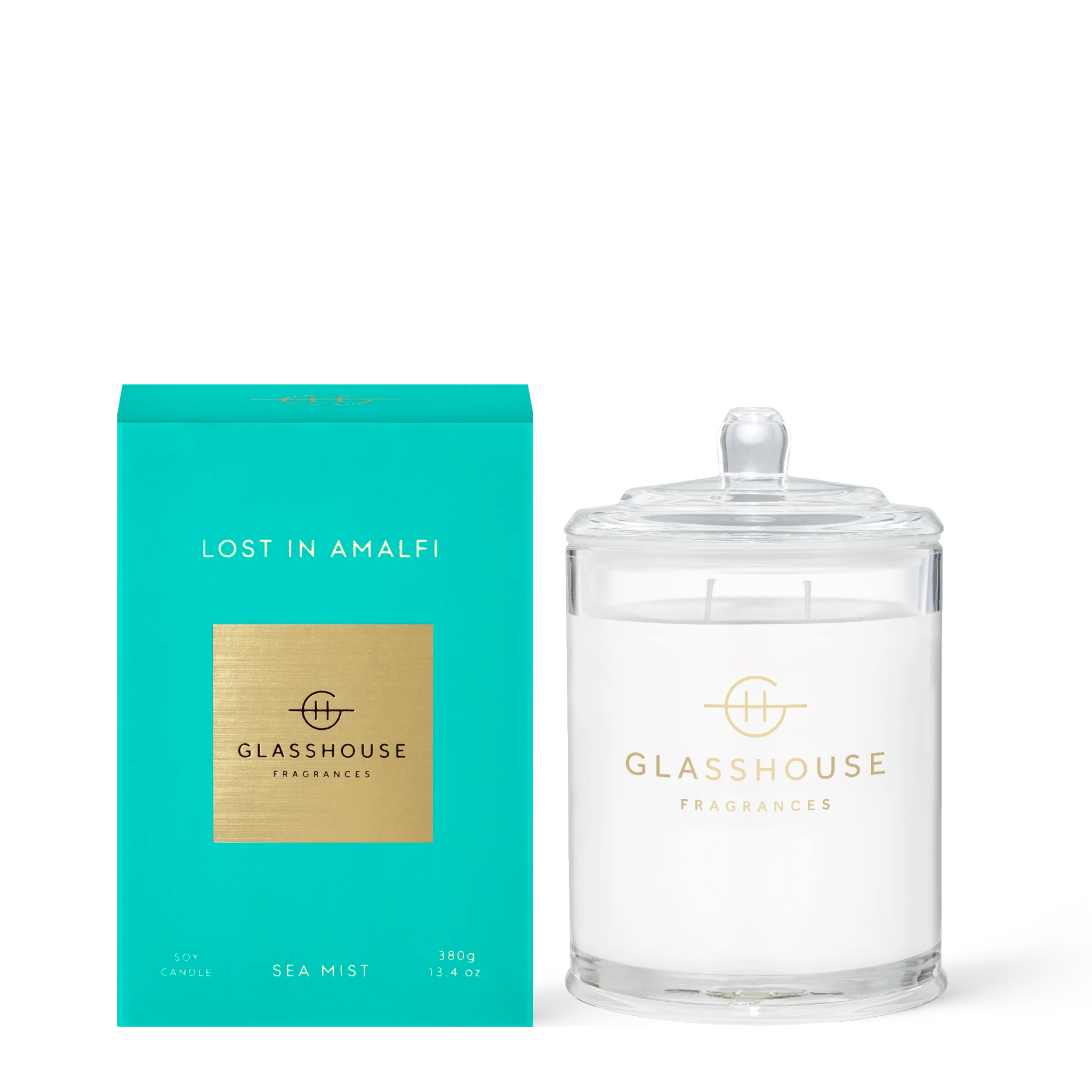 Lost in Amalfi | Sea Mist 13.4oz Candle | Glasshouse