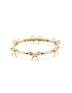 Gilda Gold Bow Bracelet