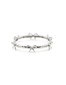 Gilda Silver Bow Bracelet