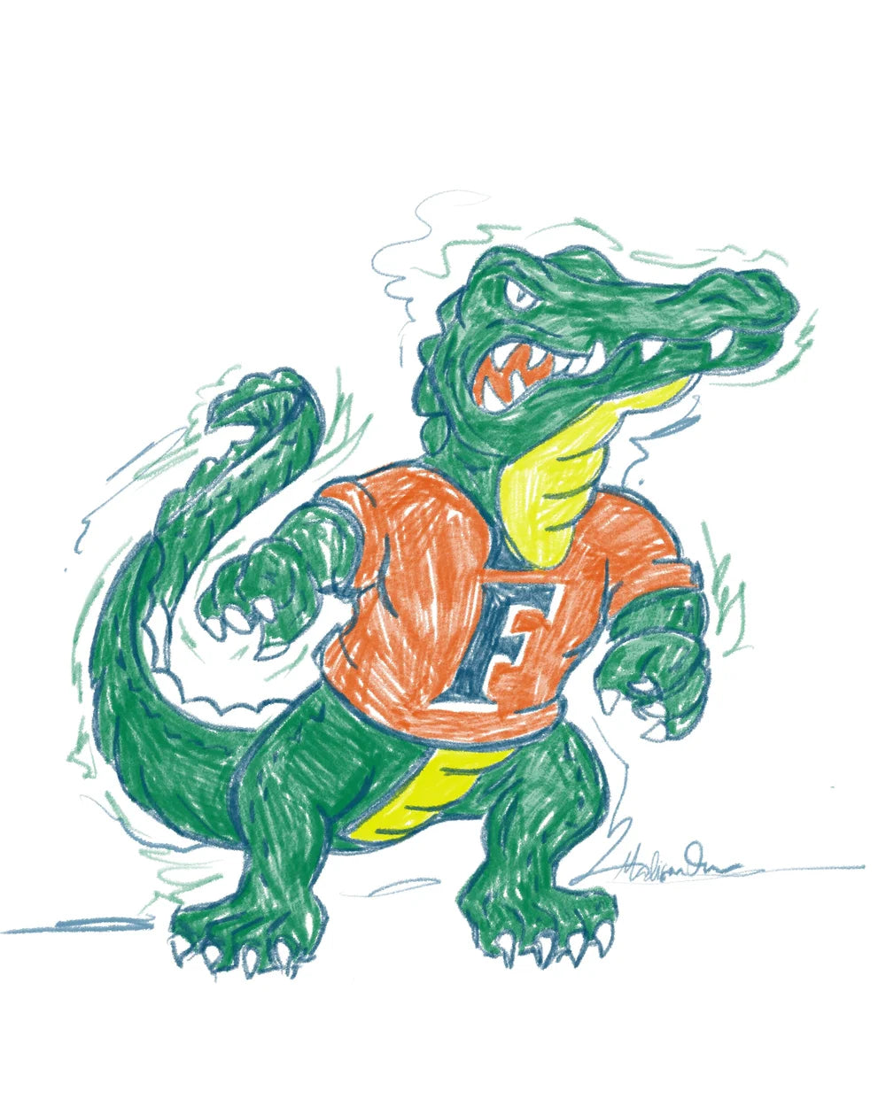 Gator Boy Print | Florida Gators