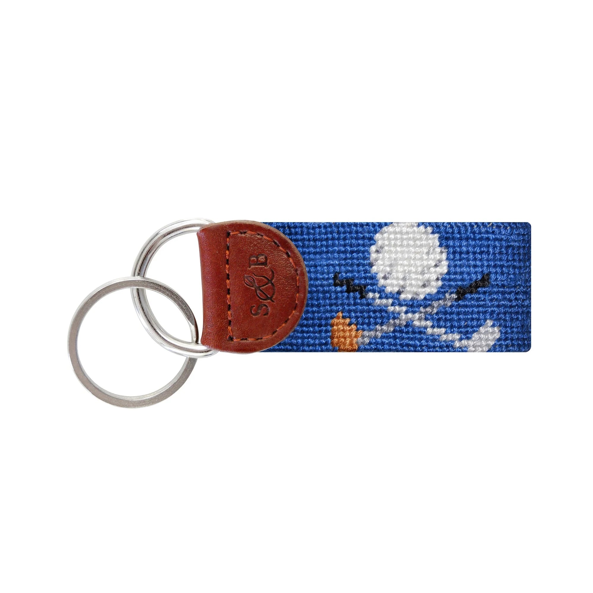 Golf Clubs Key Fob (Blueberry) | Smathers & Branson