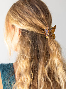 Butterfly Hair Claw Clip - Brown